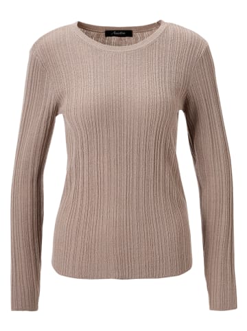 Aniston Sweter w kolorze szarobrązowym