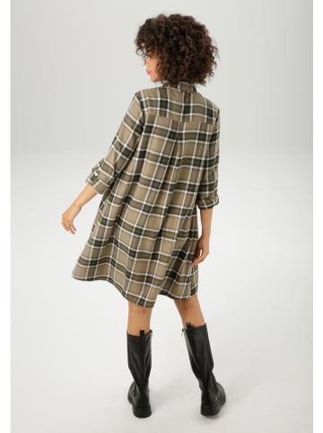 Aniston Kleid in Taupe/ Khaki