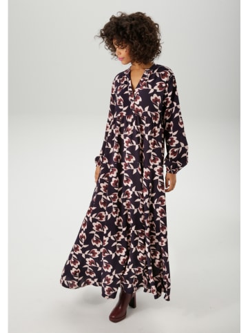 Aniston Jurk auberginekleurig/rosé