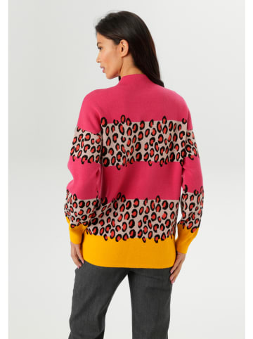 Aniston Trui roze/geel