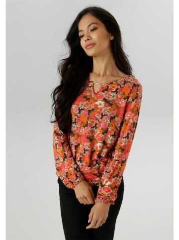 Aniston Blouse oranje/zwart