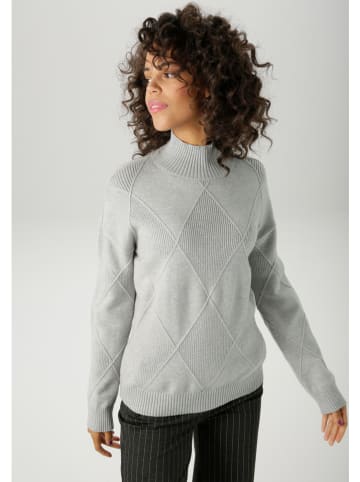 Aniston Pullover in Hellgrau