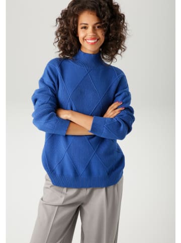Aniston Pullover in Blau