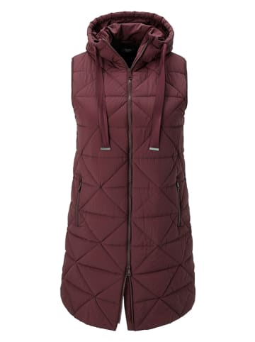 Aniston Doorgestikte bodywarmer bordeaux