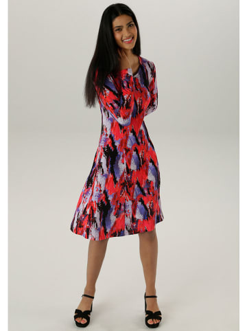 Aniston Kleid in Rot/ Lila