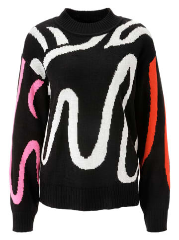 Aniston Pullover in Schwarz