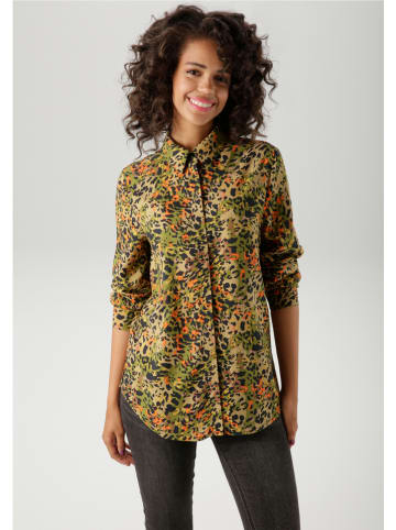 Aniston Blouse groen/oranje