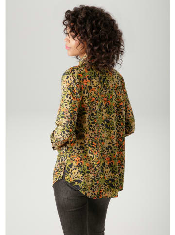 Aniston Blouse groen/oranje