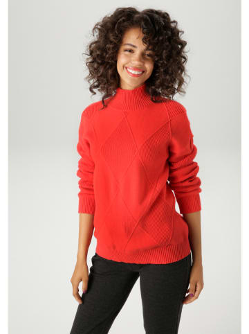 Aniston Pullover in Rot