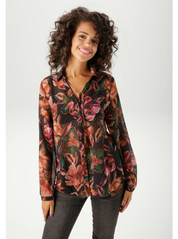 Aniston Blouse zwart/rood