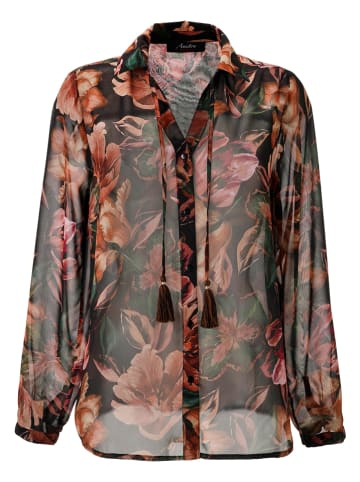 Aniston Blouse zwart/rood