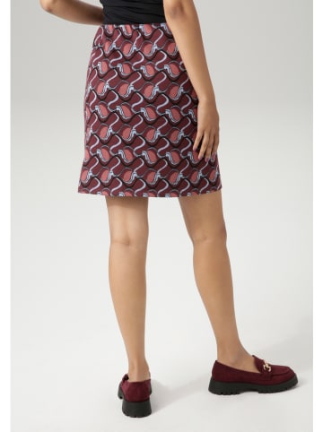 Aniston Rok bordeaux/lichtblauw