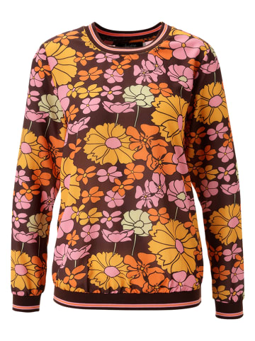 Aniston Blouse bordeaux/geel/oranje