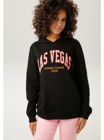 Aniston Hoodie in Schwarz