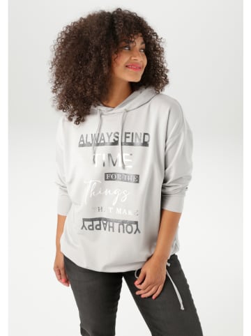 Aniston Hoodie in Hellgrau
