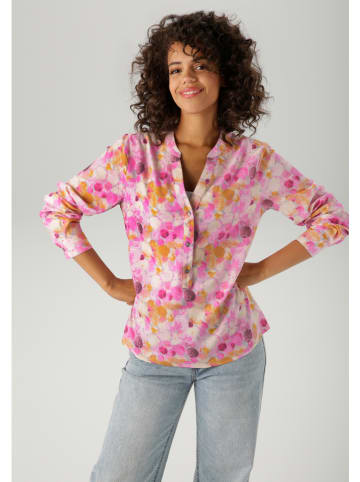 Aniston Bluse in Pink/ Orange
