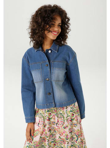 Aniston Jeansjacke in Blau