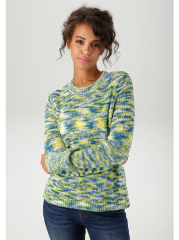 Aniston Trui blauw/geel