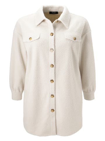 Aniston Teddymantel in Creme