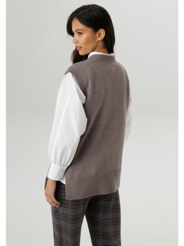 Aniston Bezrękawnik w kolorze szarym