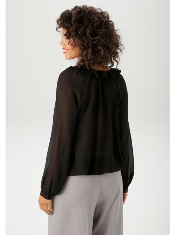 Aniston Bluse in Schwarz