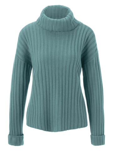 Aniston Rollkragenpullover in Hellblau