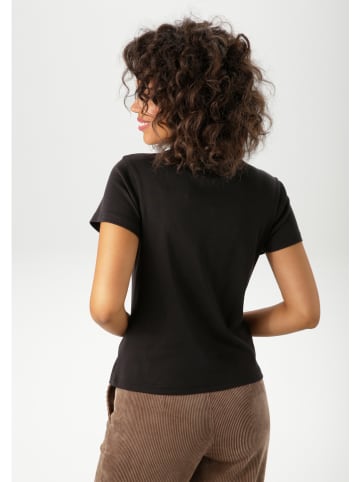 Aniston Shirt in Schwarz