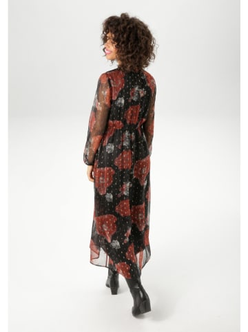 Aniston Jurk zwart/rood