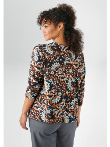 Aniston Longsleeve in Schwarz/ Bunt