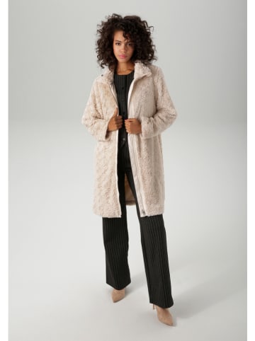 Aniston Teddymantel beige