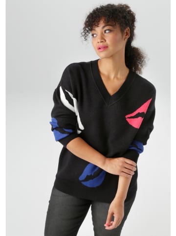 Aniston Sweter w kolorze czarnym