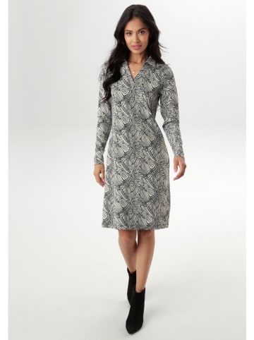 Aniston Jurk crème/zwart