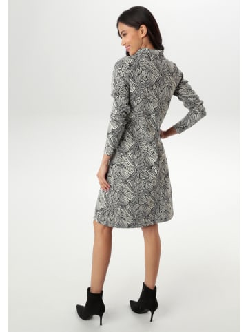 Aniston Jurk crème/zwart