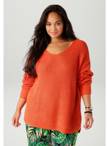 Aniston Sweter w kolorze pomarańczowym