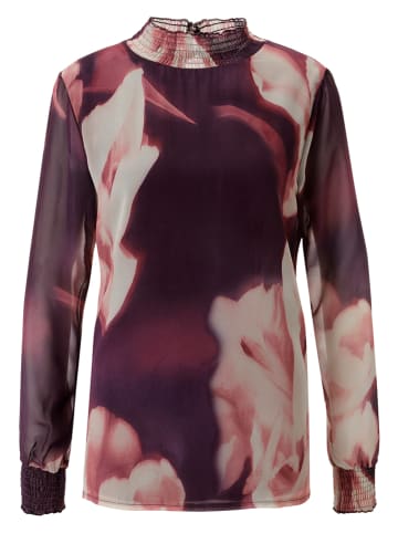 Aniston Blouse auberginekleurig/rosé