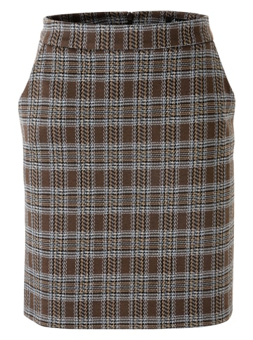 Aniston Rok donkerbruin/wit