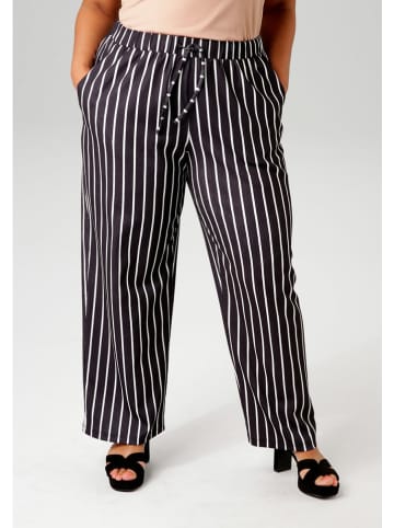 Aniston Hose in Schwarz/ Weiß