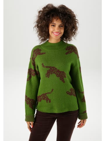 Aniston Pullover in Grün