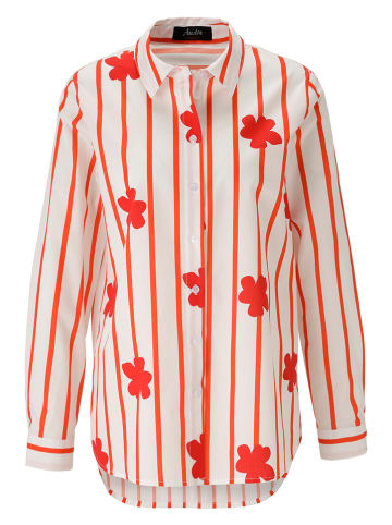 Aniston Blouse wit/rood