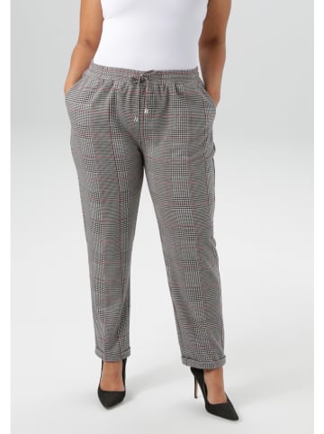 Aniston Chinobroek zwart/wit