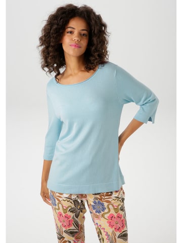 Aniston Sweter w kolorze błękitnym