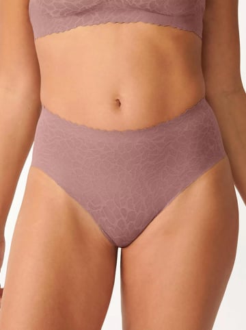 Sloggi Figi high waist w kolorze szaroróżowym
