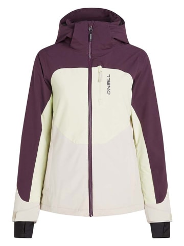O'Neill Kurtka narciarska "Carbonite" w kolorze fioletowo-beżowym