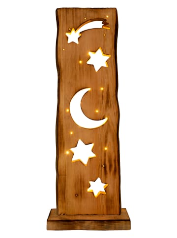 näve Lampa dekoracyjna LED w kolorze brązowym - wys. 60 cm