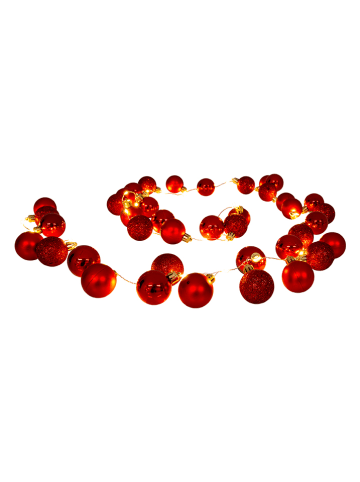 näve LED-Outdoor-Lichterkette in Rot - (L)250 cm