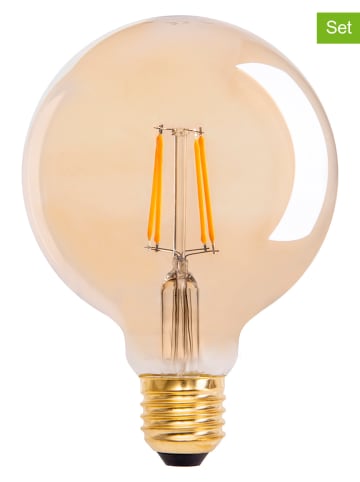 näve 3-delige set: E27 ledlampen "Dilly" warmwit - energieklasse G (A tot G)