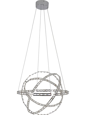 näve Lampa wisząca LED "Cosmos" w kolorze srebrnym - Ø 60 cm