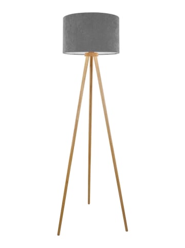 näve Lampa stojąca "Ardita" w kolorze szaro-jasnobrązowym - wys. 152 cm