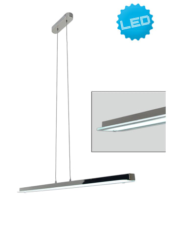 näve Lampa wisząca LED w kolorze srebrnym - 100 x 10 cm