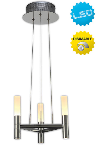 näve Lampa wisząca LED w kolorze srebrnym - Ø 28,4 cm
